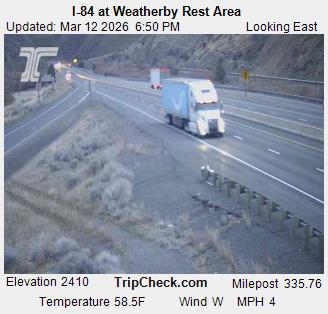 Interstate 84 Oregon Weather, Road Conditions, and I-84 Cams