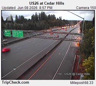 RoadCam - US26 at Cedar Hills