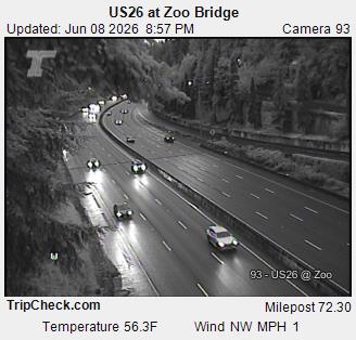 RoadCam - US26 at Zoo Bridge