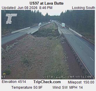 RoadCam - US97 at Lava Butte