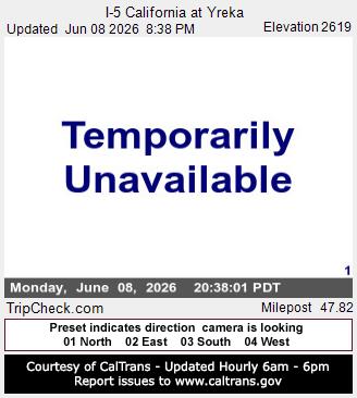 RoadCam - I-5 California at Yreka