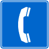 Public Telephone Sign