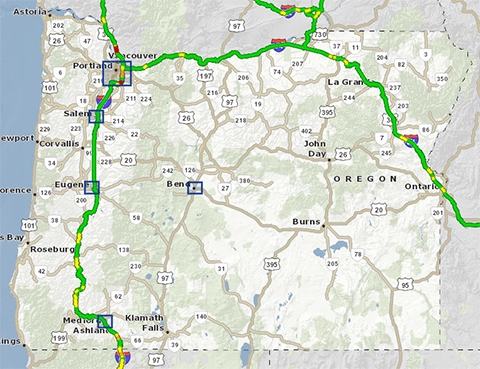 Oregon Dot Road Conditions Map New Features On Tripcheck | Tripcheck - Oregon Traveler Information