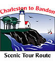 The Charleston Bandon Tour Route roadsign