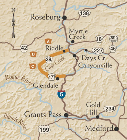 Cow Creek Map