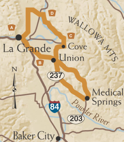 Grand Ronde Oregon Map The Grande Tour Route | Tripcheck - Oregon Traveler Information