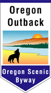 Oregon Outback Scenic Byway roadsign