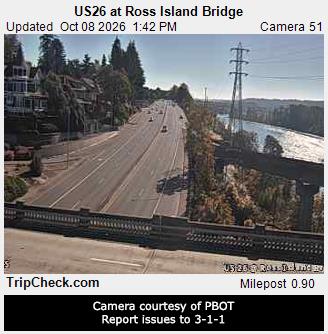 US 26 at Ross Island Bridge
