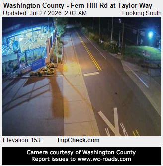 Washington County - Fern Hill Rd at Taylor Way