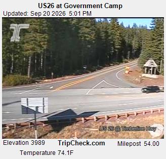 US26 at Government Camp road camera