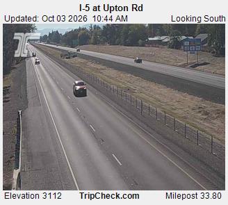 I-5 & Upton Rd NB traffic camera