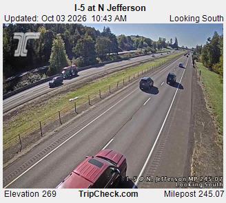 I-5 & N Jefferson SB traffic camera