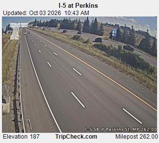 I-5 & Perkins SB traffic camera