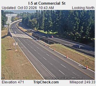 I-5 & Commercial St SB traffic camera, Salem