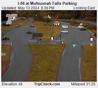 I-84 at Multnomah Falls Parking