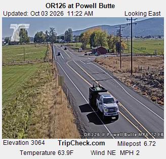 OR-126 & Powell Butte EB traffic camera