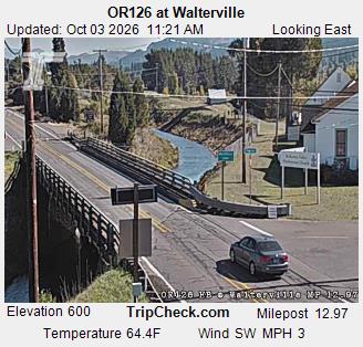 OR-126 & Walterville traffic camera