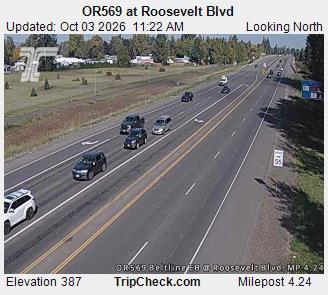 OR-569 & Roosevelt Blvd NB traffic camera, Eugene