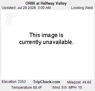 OR-86 at Halfway Valley WB (ODOT)