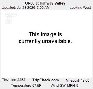 OR-86 at Halfway Valley WB (ODOT)