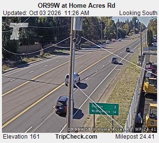OR-99W & Home Acres Rd SB traffic camera