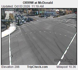 OR-99W & McDonald traffic camera, Tigard, Oregon