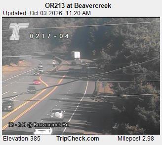 OR-213 & Beavercreek traffic camera, Oregon City