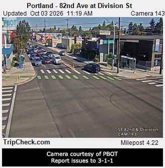 OR-213 & Division St traffic camera, Portland