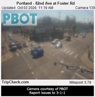 OR-213 & Foster Rd traffic camera, Portland