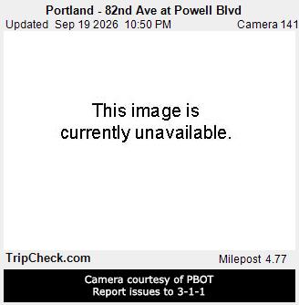 OR-213 & Powell Blvd traffic camera, view east, Portland