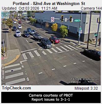 OR-213 & Washington St traffic camera, Portland