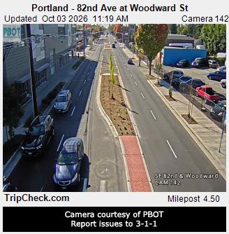 OR-213 & Woodward St traffic camera, Portland