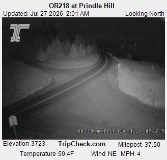 OR218 at Prindle Hill