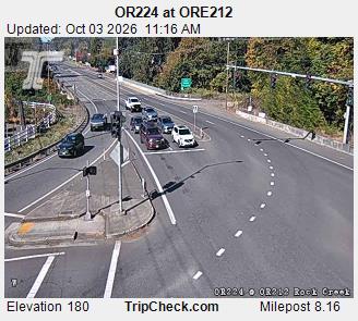 OR-224 & OR212 traffic camera, Damascus, Oregon