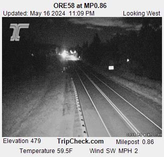 ORE58 at MP 0.86 west