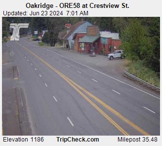 Oakridge - ORE58 at Crestview St.