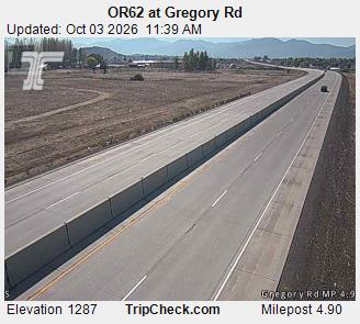 OR62 at Gregory Rd traffic camera, Jackson County