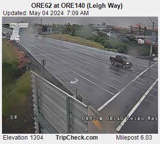Oregon 140 at Highway 62, Medford. Courtesy ODOT.