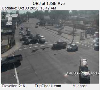 OR-8 & 185th Ave traffic camera, Aloha