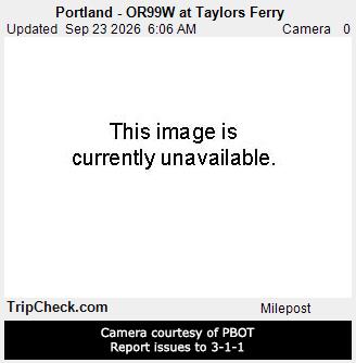 OR-99W & Taylors Ferry traffic camera, Portland