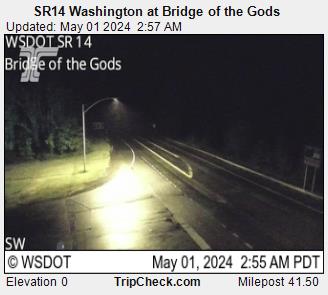 WA SR14 at Bridge of the Gods