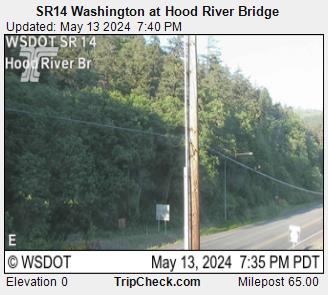 SR14 Washington at Hood River Bridge