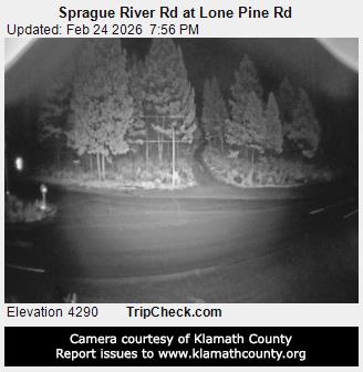 Sprague River Road at Lone Pine