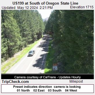 US199 at South of Oregon State Line