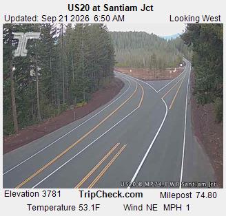 US20 at Santiam Jct road camera