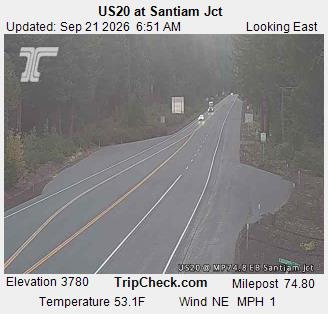 US20 at Santiam Jct road camera