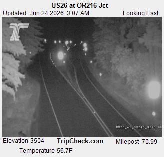 US 26 at ORE 216 Jct