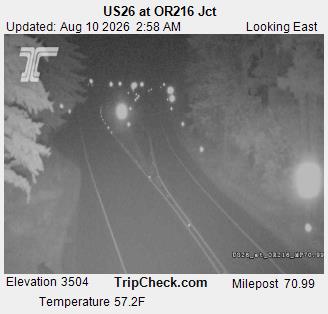 US 26 at ORE 216 Jct