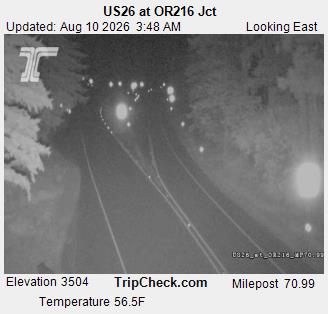 US 26 at ORE 216 Jct