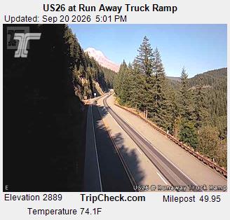 US26 at Run Away Truck Ramp road camera
